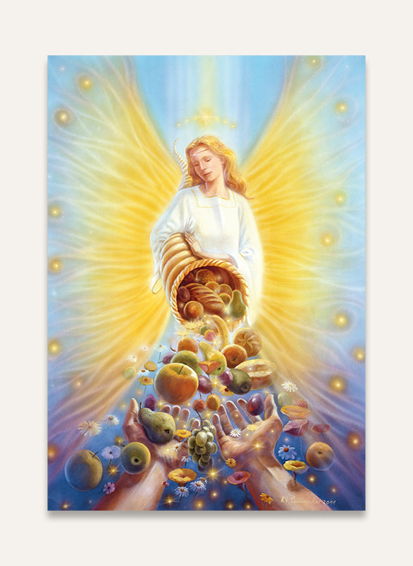 Engel der Fülle - Postkarte