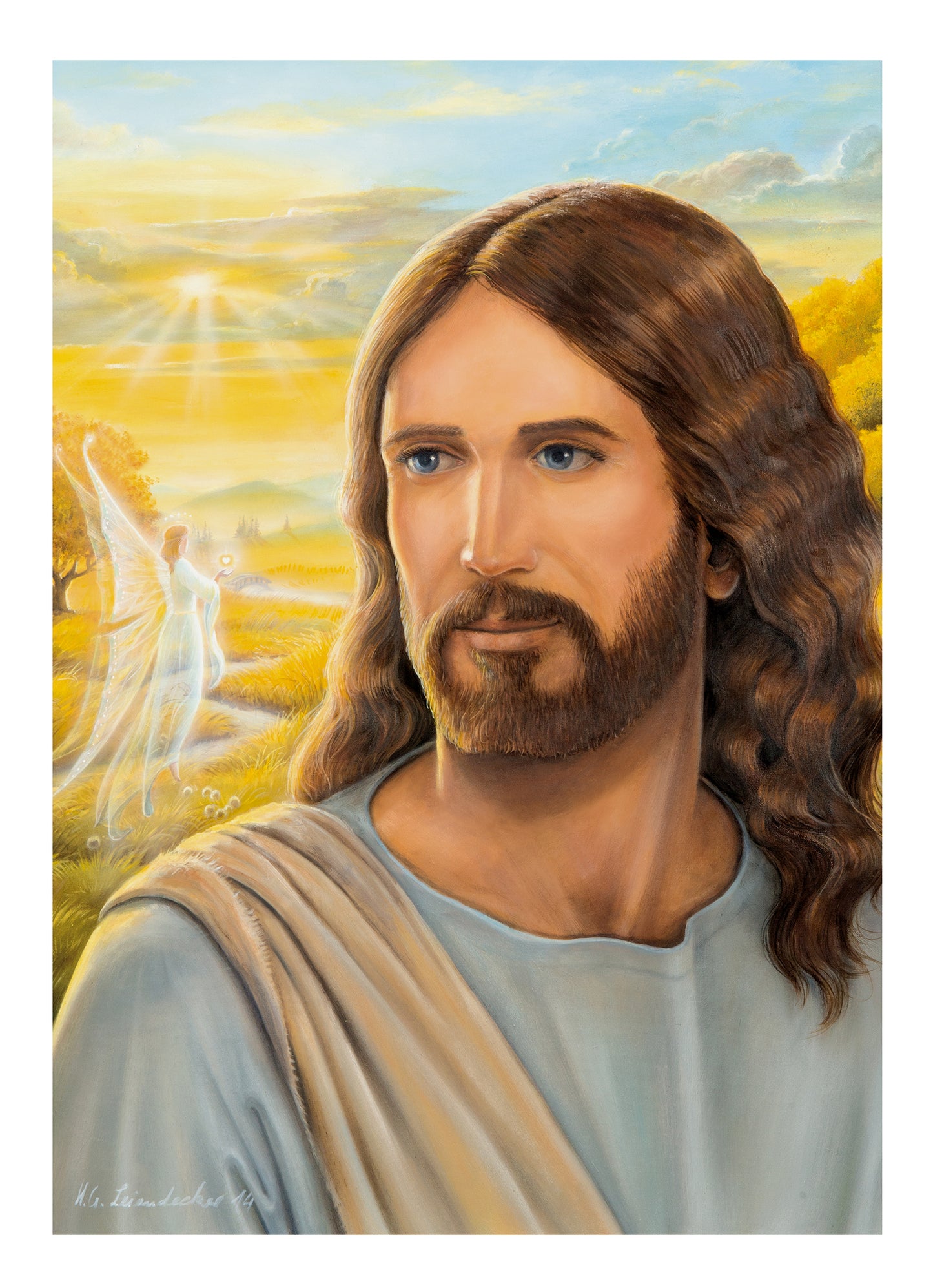 Das Geschenk der Blumenelfe - Original