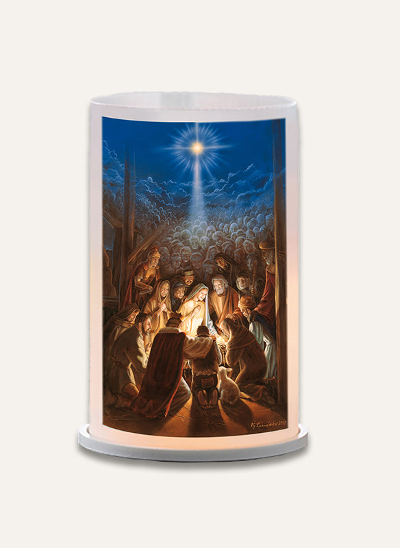 Das Wunder der Weihnacht - Windlicht