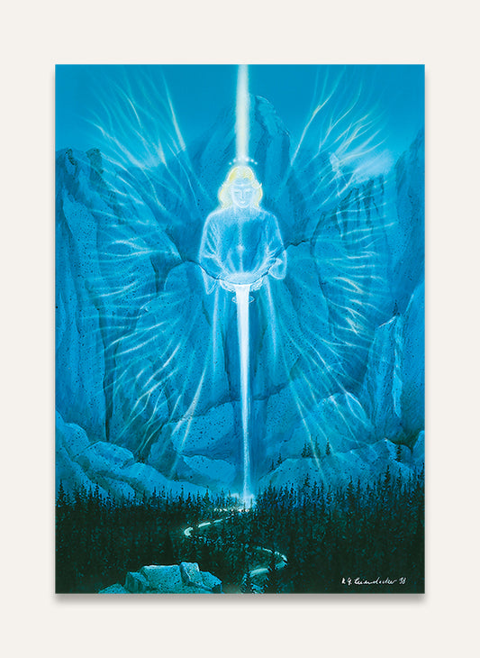 Engel des Berges - Postkarte