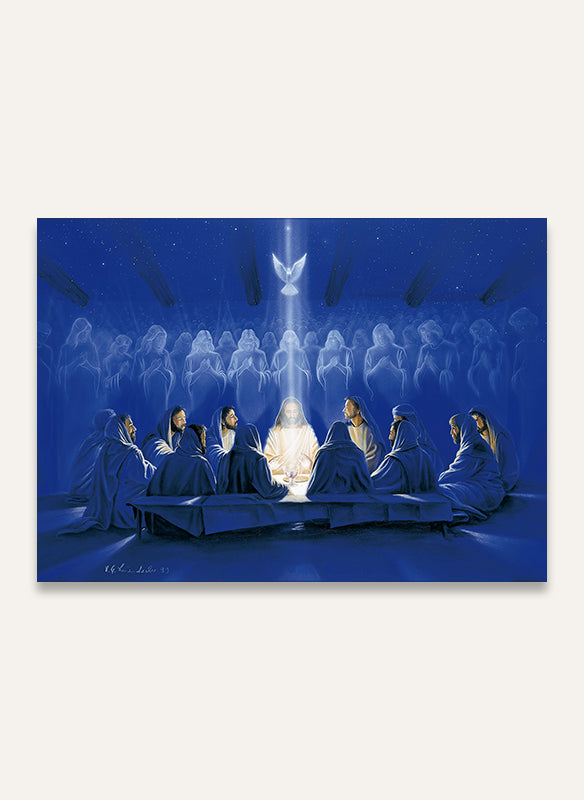 Abendmahl der Tiere - Postkarte