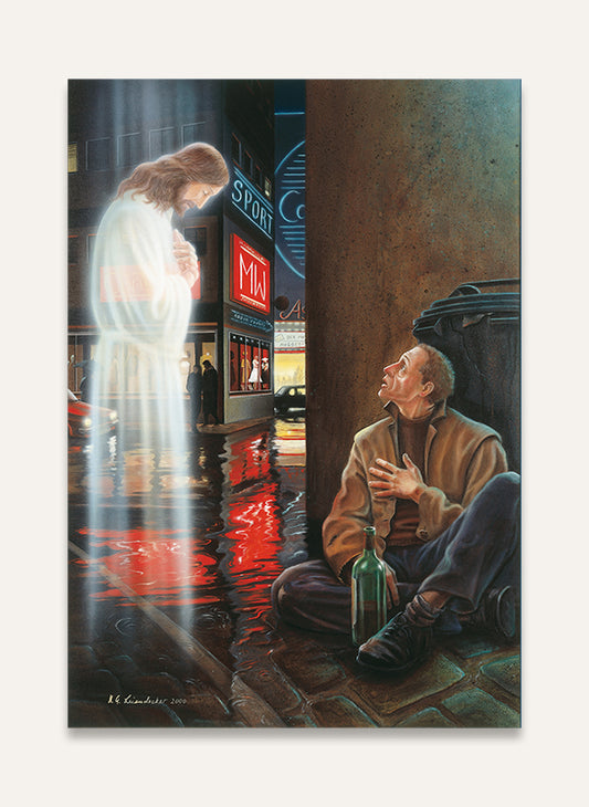 Ehrerbietung - Postkarte