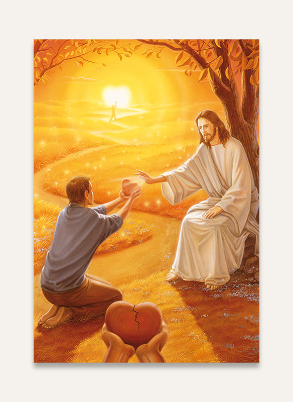 Heilung der Herzen - Postkarte