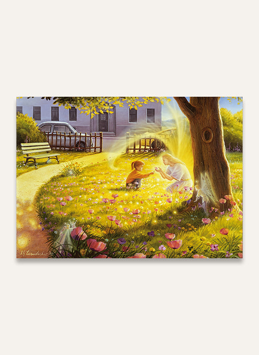 Himmlische Freundschaft - Postkarte