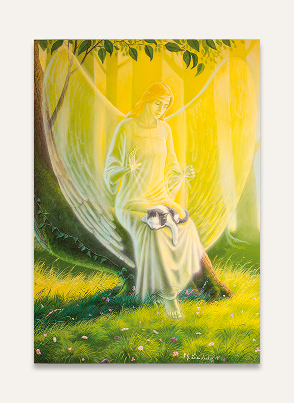 Engel des Tierheils - Postkarte 190