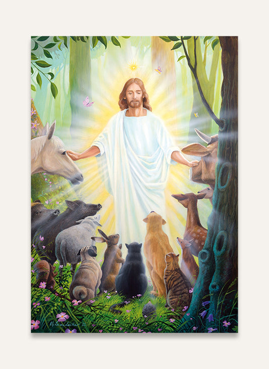 Segen für die Tiere - Postkarte