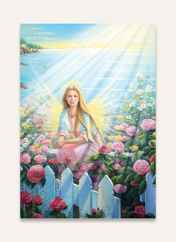 Himmlischer Rosengarten - Postkarte