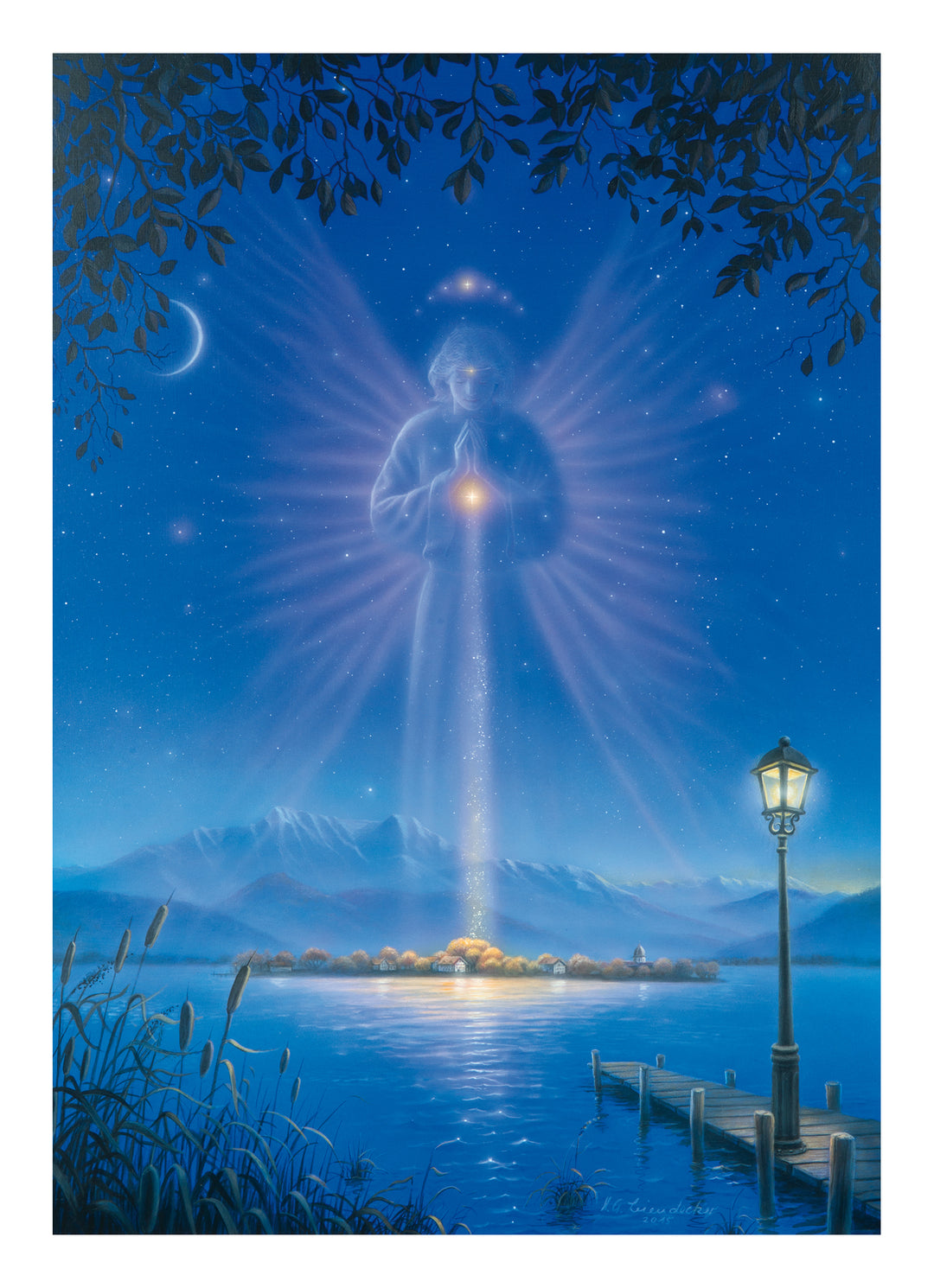 Angel over Fraueninsel