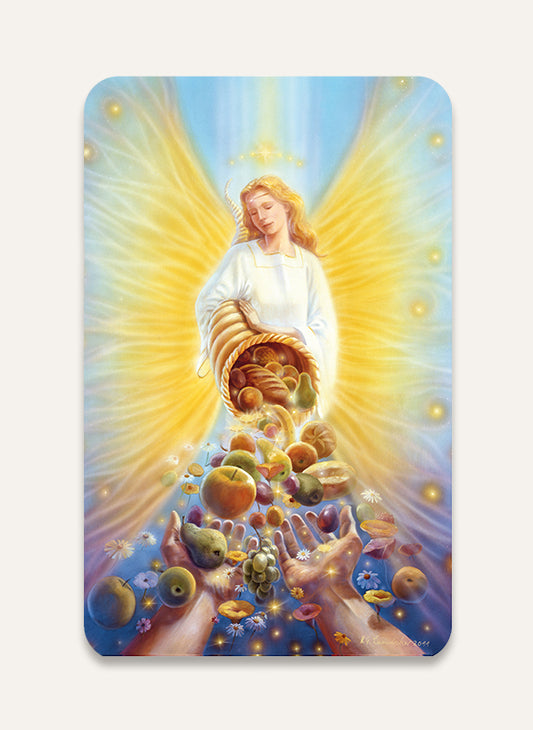 Engel der Fülle - Gebetskärtchen