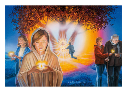 Verbreitung des göttlichen Lichtes - Original