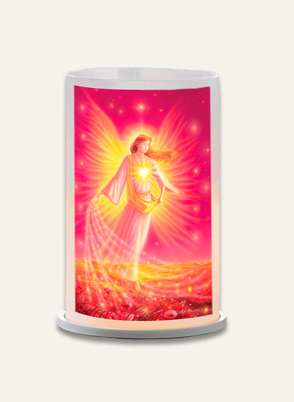 Engel der Liebesfülle - Windlicht