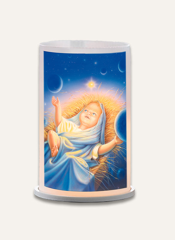 Das göttliche Kind - Windlicht