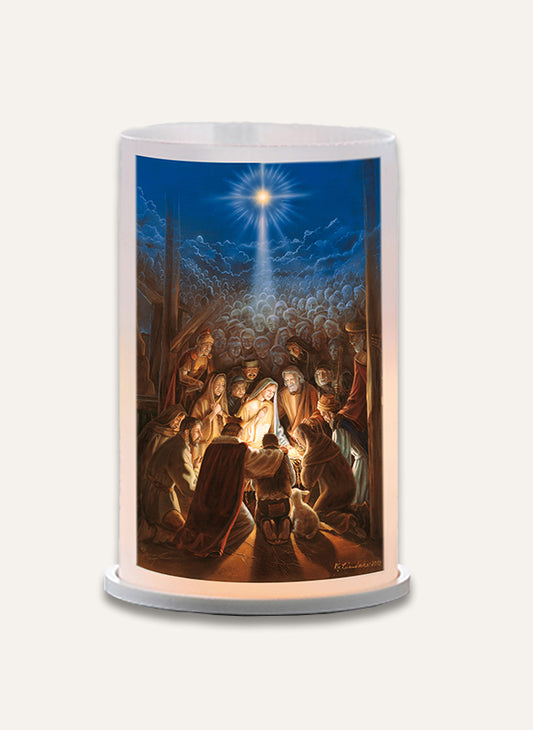 Das Wunder der Weihnacht - Windlicht