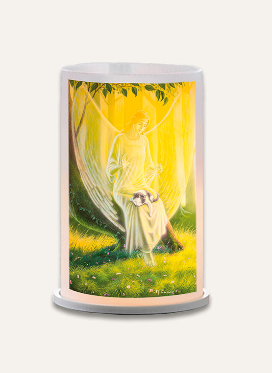 Engel des Tierheils - Windlicht