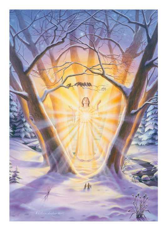 Winter im Wald - Original